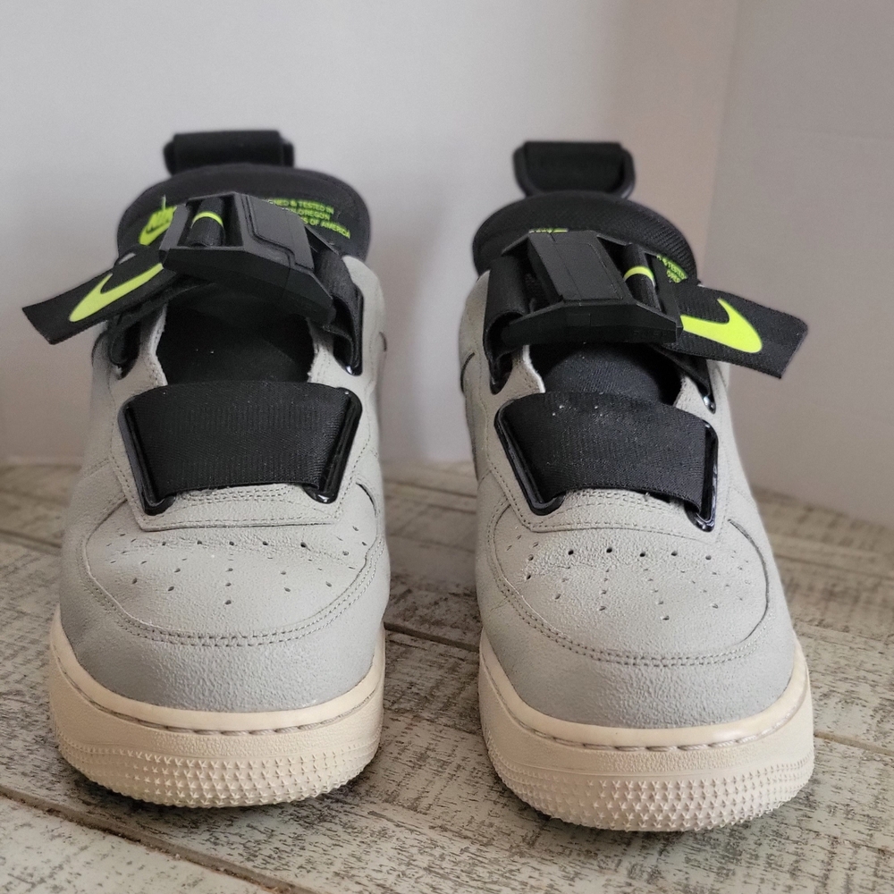 Nike Gray and Black Sneakers with Neon Accents